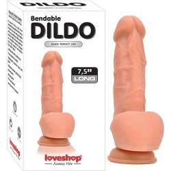 Bendable Dildo 19 cm Süper Realistik Penis