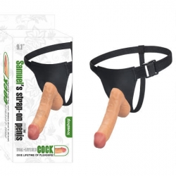 23 cm Realistik Belden Bağlamalı Protez Strapon Penis