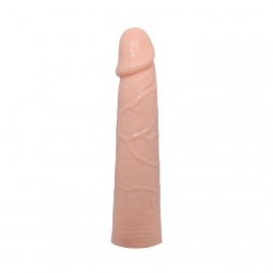 6CM Dolgulu Realistik Penis Kılıfı Uzatmalı Prezervatif