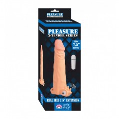 Pleasure X-Tender Series Realistik Titreşimli Penis Kılıfı