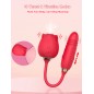 Kadınlar için gül emme vibratör G Spot klitoris stimülatörü